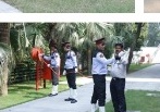 A.S.S. Security guards on patrol in residential gated complex